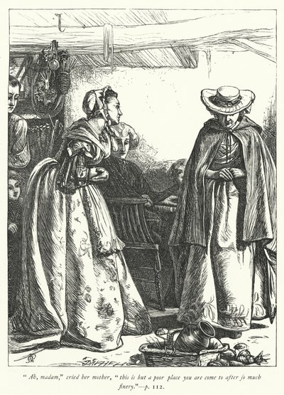 Illustration för The Vicar of Wakefield (gravyr) av George John Pinwell