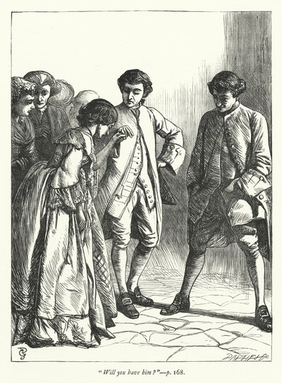 Illustration för The Vicar of Wakefield (gravyr) av George John Pinwell