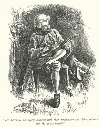 Illustration för The Vicar of Wakefield (gravyr) av George John Pinwell