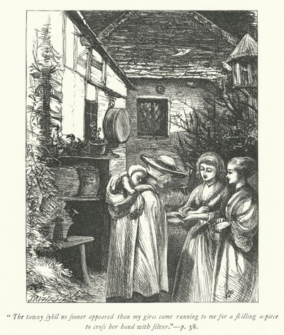 Illustration för The Vicar of Wakefield (gravyr) av George John Pinwell