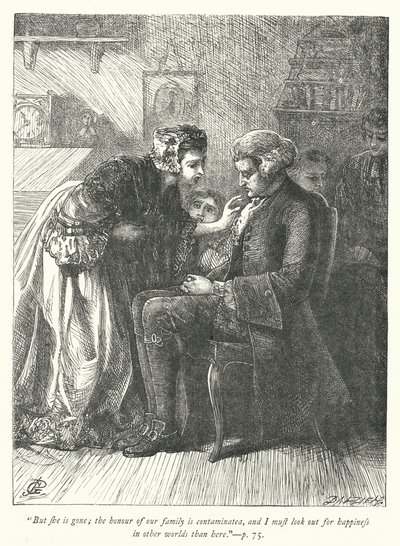 Illustration för The Vicar of Wakefield (gravyr) av George John Pinwell