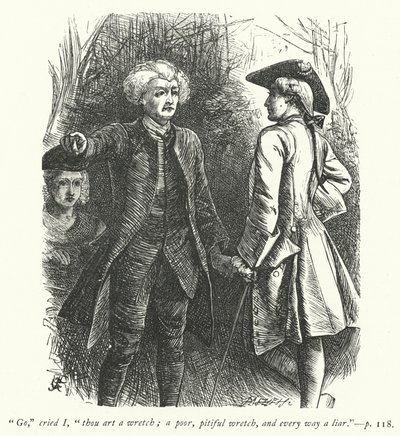 Illustration för The Vicar of Wakefield (gravyr) av George John Pinwell
