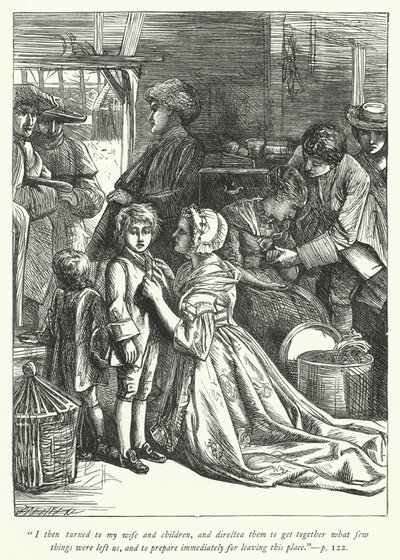 Illustration för The Vicar of Wakefield (gravyr) av George John Pinwell