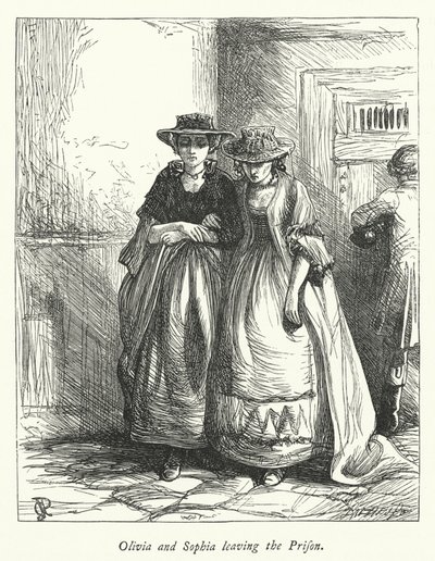 Illustration för The Vicar of Wakefield (gravyr) av George John Pinwell