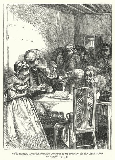 Illustration för The Vicar of Wakefield (gravyr) av George John Pinwell