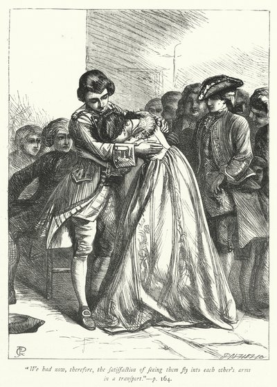 Illustration för The Vicar of Wakefield (gravyr) av George John Pinwell
