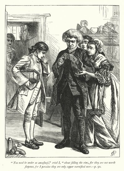 Illustration för The Vicar of Wakefield (gravyr) av George John Pinwell