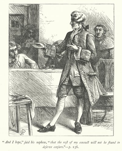 Illustration för The Vicar of Wakefield (gravyr) av George John Pinwell