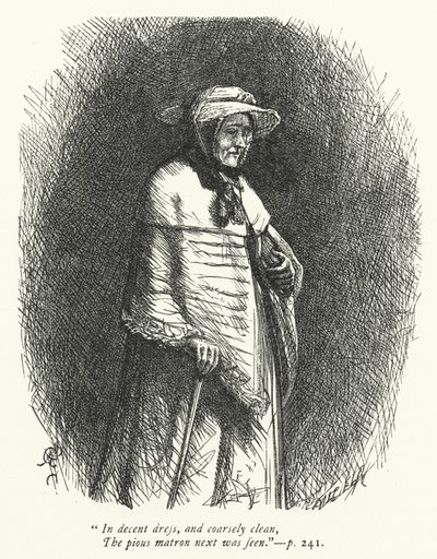 Illustration för Threnodia Augustalis (gravyr) av George John Pinwell