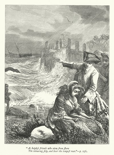 Illustration för Threnodia Augustalis (gravyr) av George John Pinwell