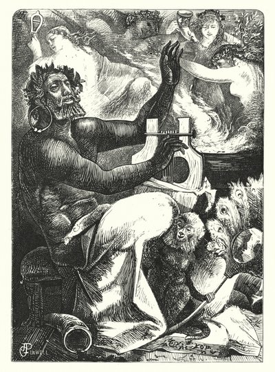Pan Vinctus - Pan Victor (gravyr) av George John Pinwell