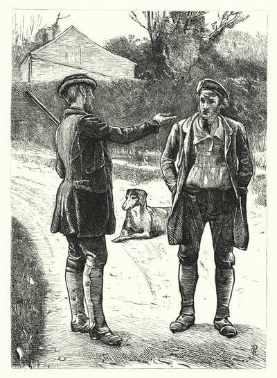The Gamekeeper (gravyr) av George John Pinwell