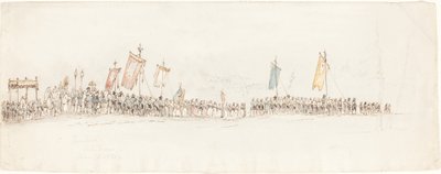 Religiös procession i Landeck av George Jones
