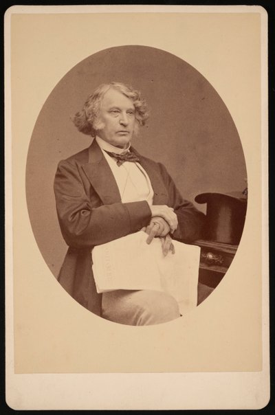 Porträtt av Charles Sumner 1811-1874, före 1874. av George K Warren