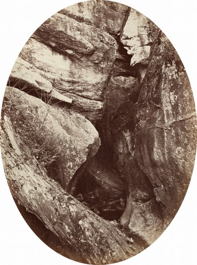 Vattenfall nära Williams College,ca. 1870 (foto) av George Kendall Warren