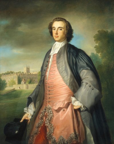 A Graduate of Merton College, Oxford, ca 1754-1755 (olja på duk) av George Knapton