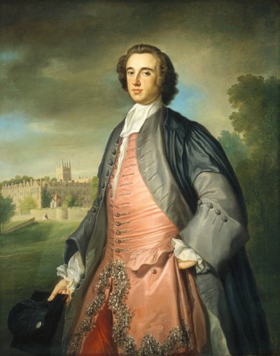 En examen från Merton College, Oxford, ca. 17541755. av George Knapton