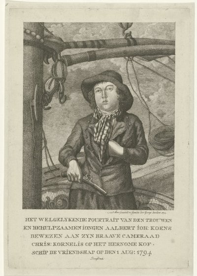 Porträtt av Aalbert Joh. Koens av George Kockers
