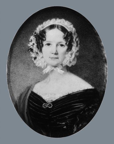 Mrs. George M. Gill Ann McKim Bowly, 1841. av George Lethbridge Saunders