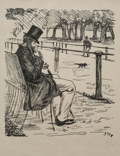Den siste av baronerna, 1855. av George Louis Palmella Busson Du Maurier