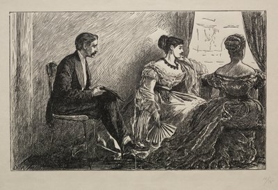 Den vita kamelian, 1868. av George Louis Palmella Busson Du Maurier