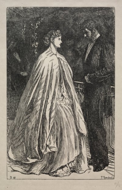 Två till en på majoren, 1866. av George Louis Palmella Busson Du Maurier