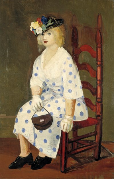 The Polka Dot Dress av George Luks