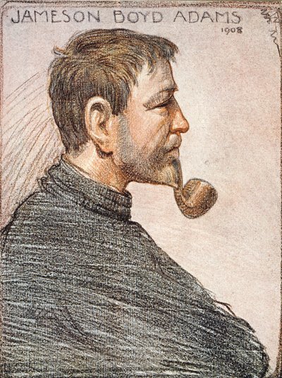 Portræt af Jameson Boyd Adams (1880-1962) fra 