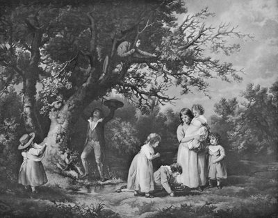 Barnfågelholkning, 1789, 1912 av George Morland