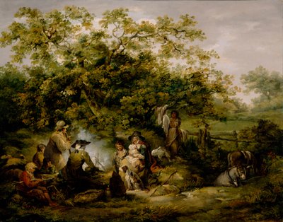 Läger för zigenare av George Morland