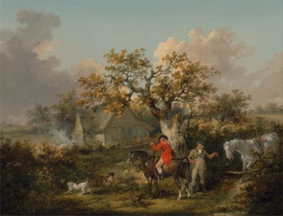 Skytte av rapphöna av George Morland