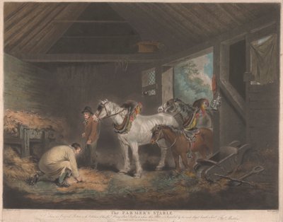 Bondens stall av George Morland