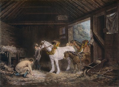 Bondestallet, 1791 1901 av George Morland