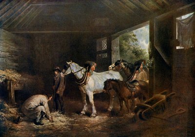 Stallets insida, 1791, 1912. av George Morland