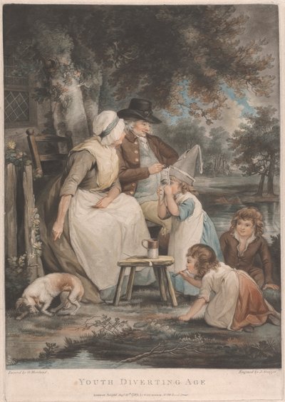 Ungdoms avledningsålder av George Morland