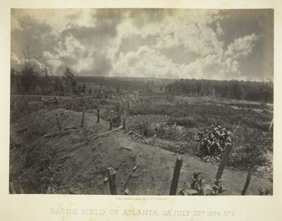 Battle Field of Atlanta, GA, nr 2, 22 juli 1864. av George N. Barnard