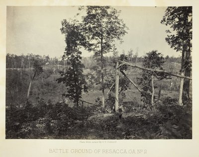 Battle Ground of Resacca, GA, nr 2, 1866. av George N. Barnard