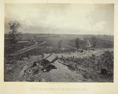 Battle Ground of Resacca, GA, nr 4, 1866. av George N. Barnard