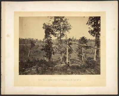 Slagfältet i Resacca, Ga. Nr 2 av George N. Barnard
