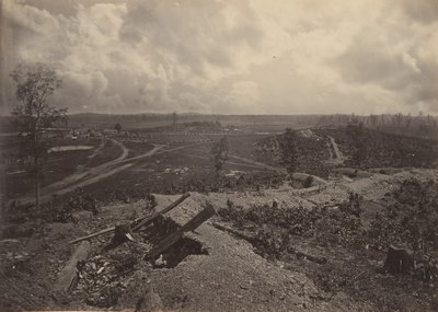Battle Ground of Resacca, Georgia nr 4, 1860-talet. av George N. Barnard