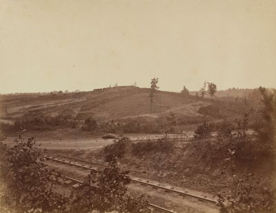 Slagfält i Atlanta,1864 (foto) av George N. Barnard