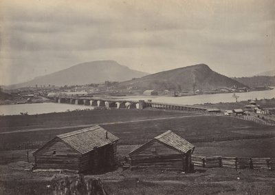 Chattanooga från norr, 1860-talet. av George N. Barnard