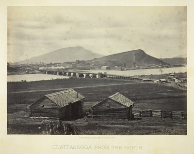 Chattanooga från norr, 1864. av George N. Barnard