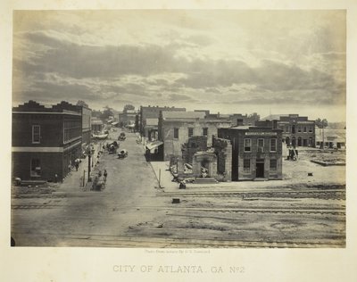 Staden Atlanta, GA, nr 2 av George N. Barnard