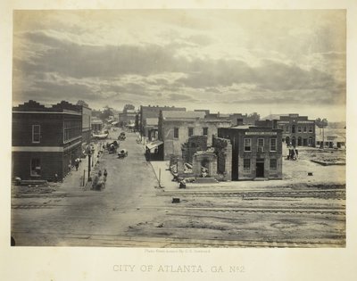 Staden Atlanta, GA, nr 2, 1866. av George N. Barnard