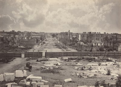 Columbia från Capitolium, 1865-1866. av George N. Barnard