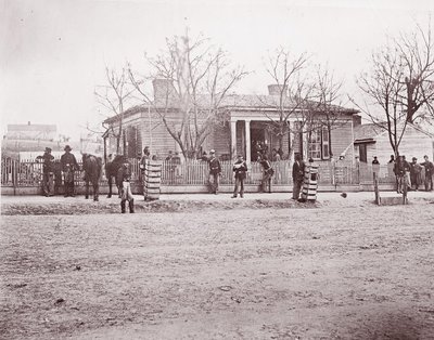 General Sherman eller Thomass högkvarter, Chattanooga, ca. 1864. av George N. Barnard