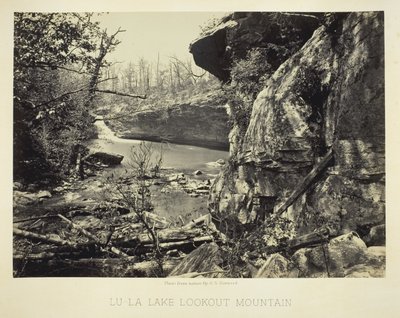 Lu-La Lake Lookout Mountain av George N. Barnard