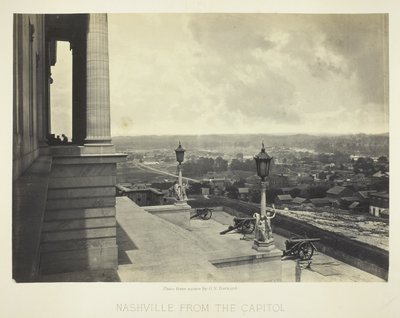 Nashville från Capitolium av George N. Barnard