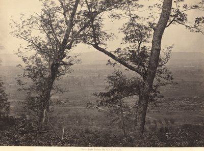 Orchard Knob från Mission Ridge av George N. Barnard